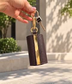 Brown | 4 | Folded keychain pouch